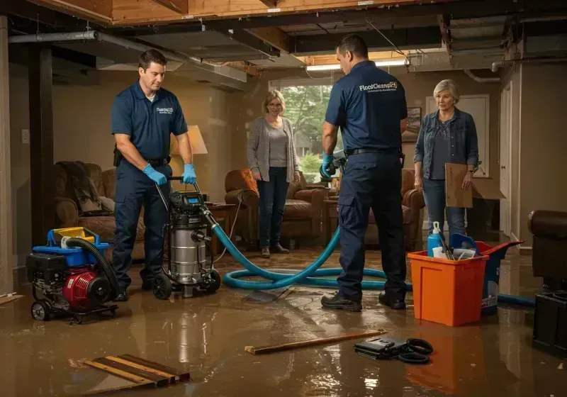 Basement Water Extraction and Removal Techniques process in Muskingum County, OH